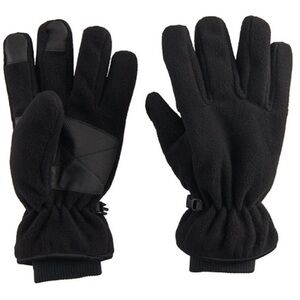 Men's Tek Gear Black Warm Tek Touchscreen Micro Fleece Gloves L/XL